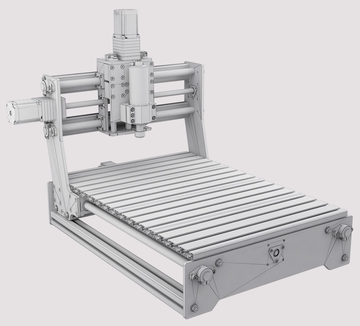 Aluminium Cnc Machine Router 3D Model - TurboSquid 1325953