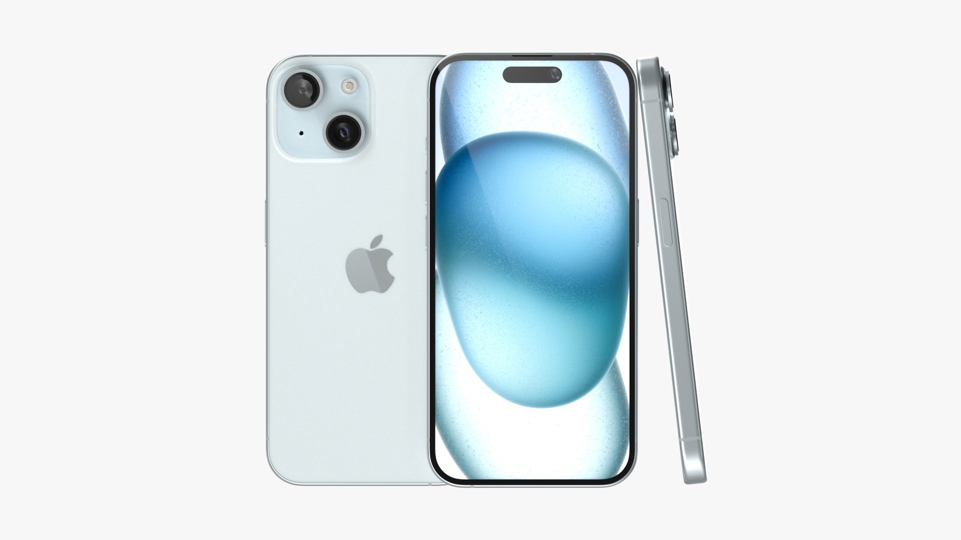 Apple IPhone 15 Blue 3D - TurboSquid 2125794