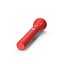 Rote Taschenlampe