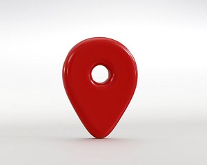 Location sign 3D model