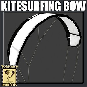 kitesurfing bow 3d model