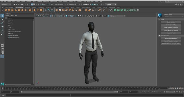 Suit fashion 3D model - TurboSquid 1498672