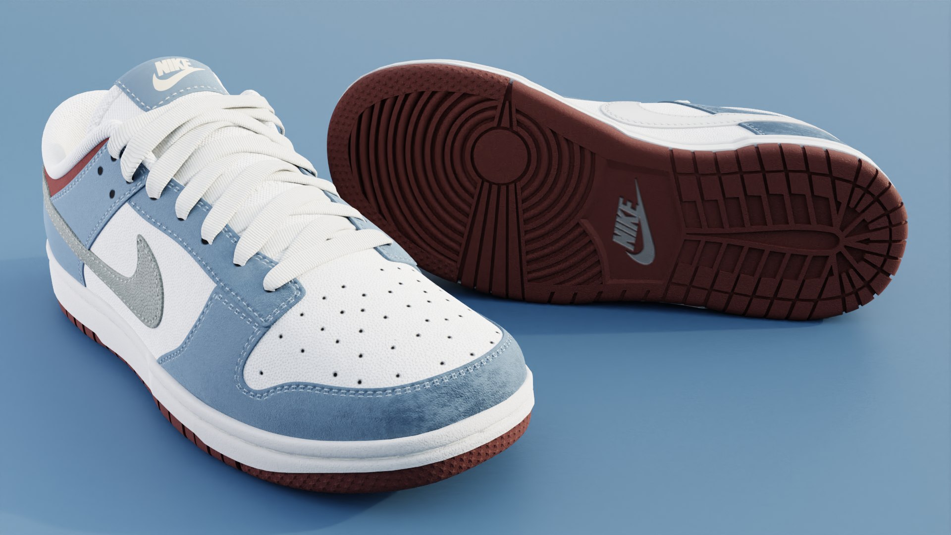 3D Nike Dunk Low Custom1 - TurboSquid 2120581
