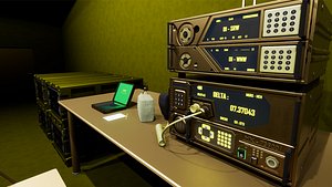 MILITARY COMMUNICATION ROOM 3D model