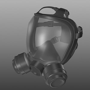 gas mask 3d model