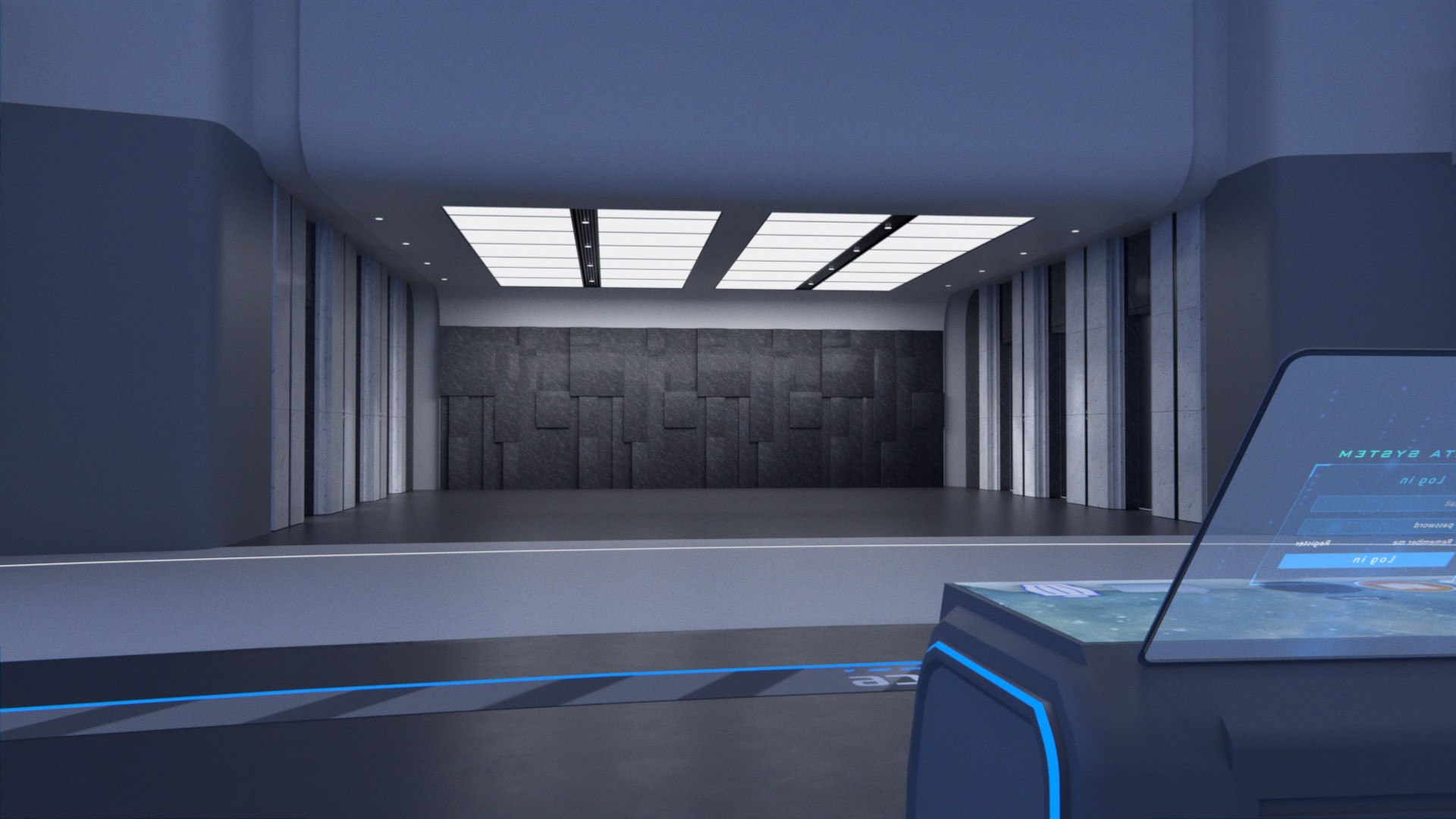 Control Room Monitoring Room Command Center 3D Model - TurboSquid 2225716
