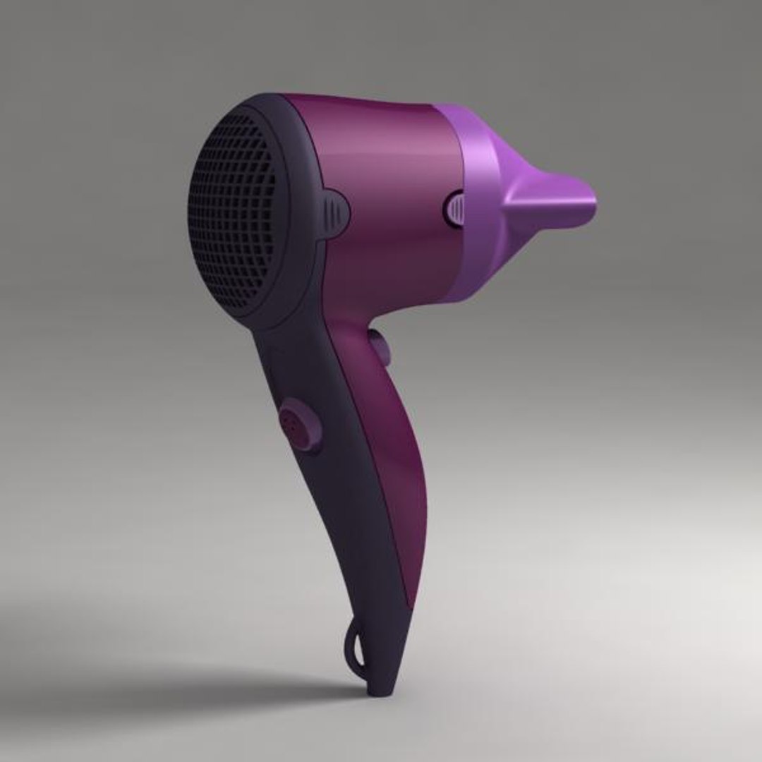 Hair Dryer 3d Model