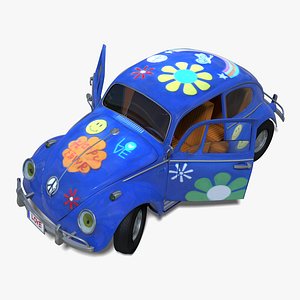 Beetle Toy Car Rigged