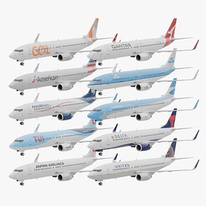 Boeing 737-800 Jet Airliner Livery Collection