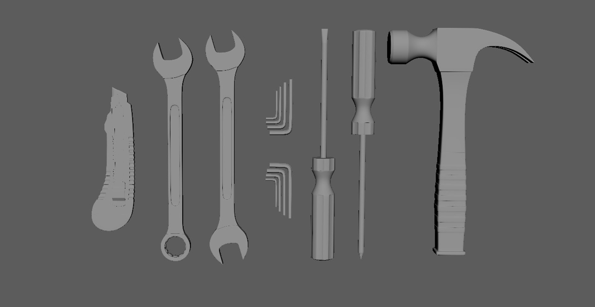 3D Tool Kit Set Model - TurboSquid 1864214