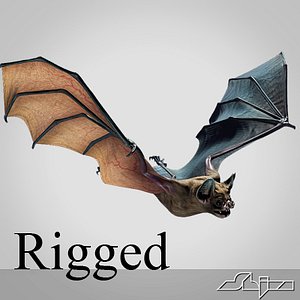 Bat Vampire Biped Rig