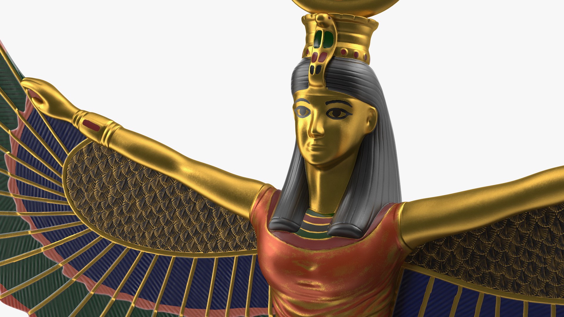 Isis Ancient Egyptian Goddess 3D Model - TurboSquid 1461708