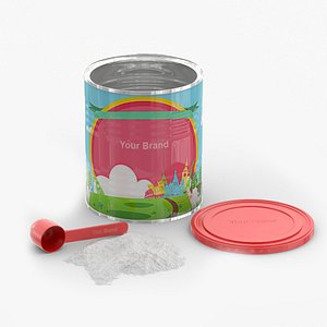 powdered milk 3D model