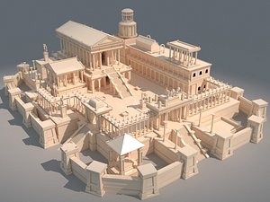 3D Roman Temple