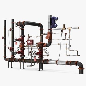 Industrial Pipeline and Valve System
