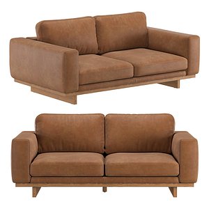 3D Novato Leather Sofa model