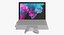 3D realistic microsoft surface pro