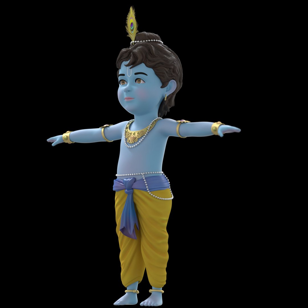 Little Krishna - The Charm Of Gokul Model - TurboSquid 2025227