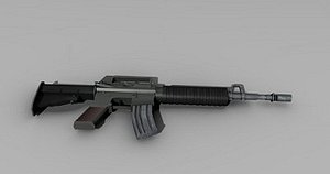 m4- rifle m4 3d model