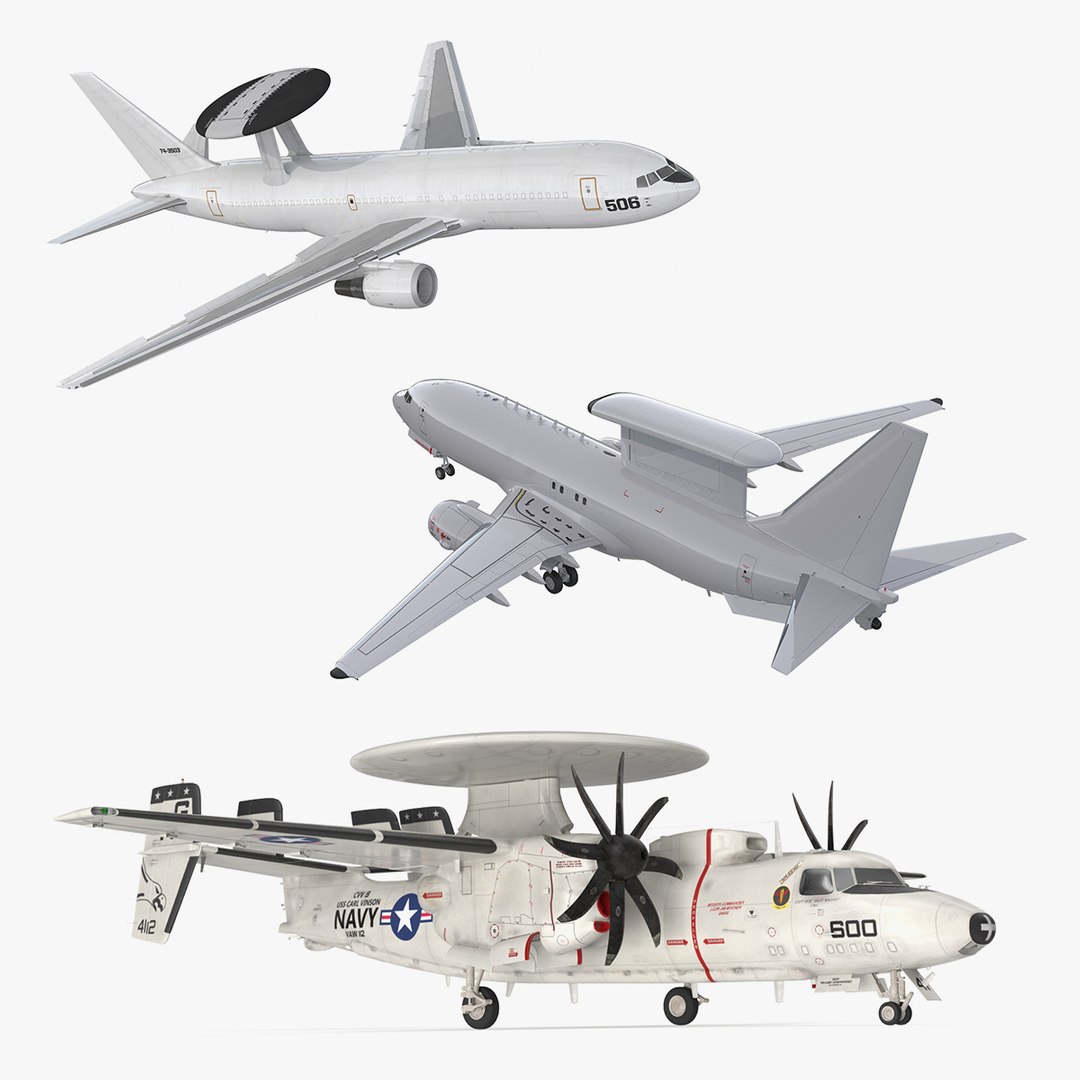 Rigged Spy Planes 3D Models Collection 3D model preview