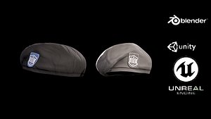 Military Hat 3D model