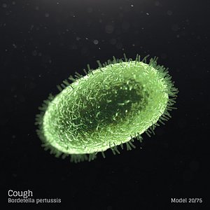 3D microbes bacteria cells