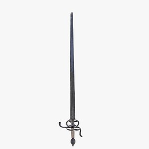 Dresden Rapier Sword 3D