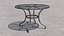 patio dining table 3D