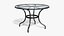 patio dining table 3D