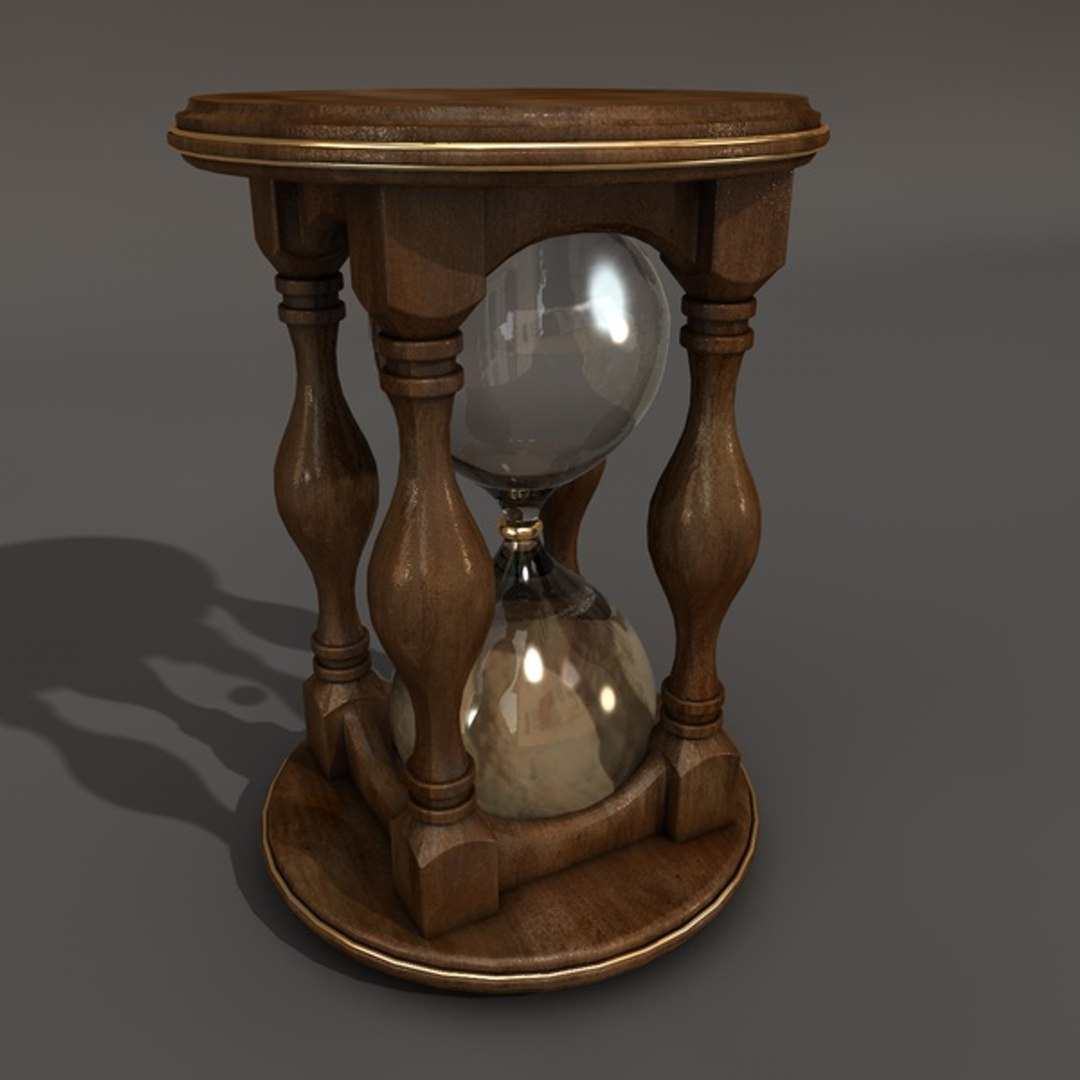 3d Sand Clock Model