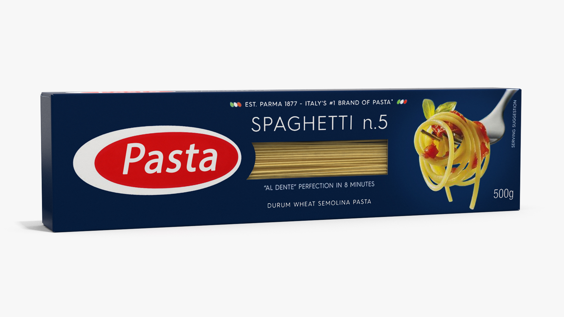 3D spaghetti pasta box - TurboSquid 1524569
