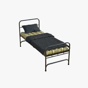 single bed 3D model