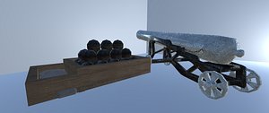 3D model canon