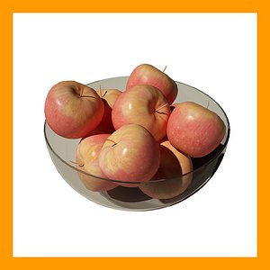 bowl apples 3ds