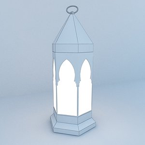 moroccan lantern 3D model