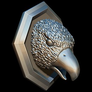 Bird head trophy