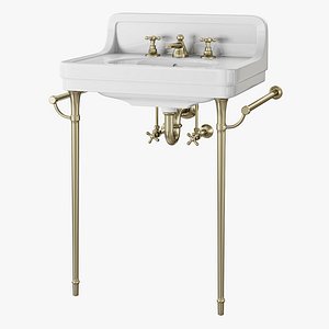 3D model Waterworks Alden with backsplash