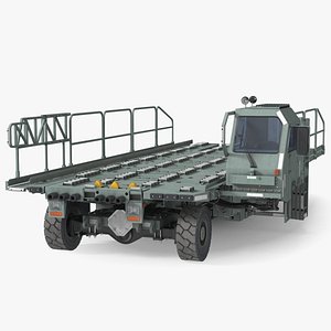 3D model Halvorsen Aircraft Loader Old Rigged