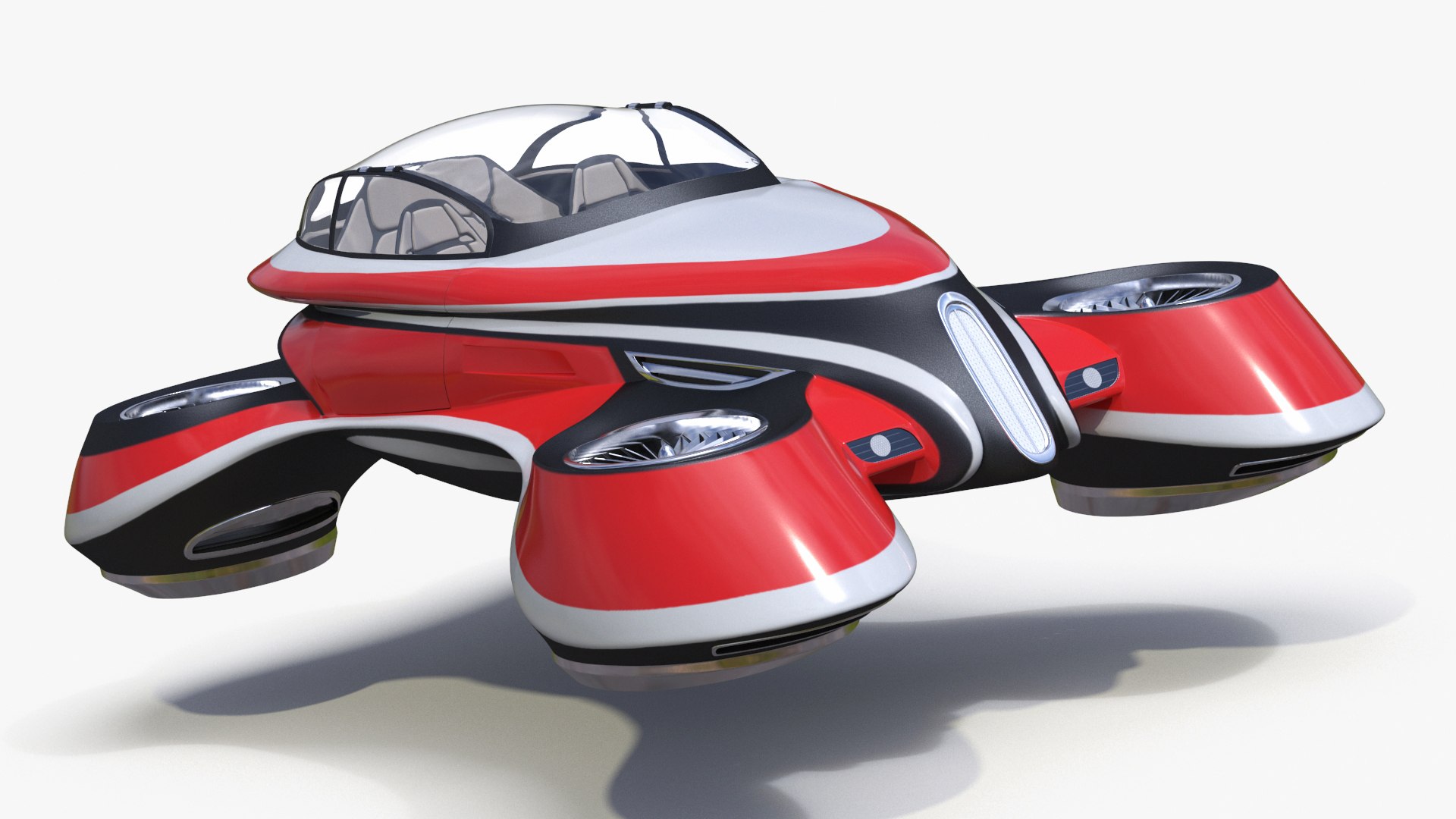 Futuristic Concept Cars Collection 2 3D model preview