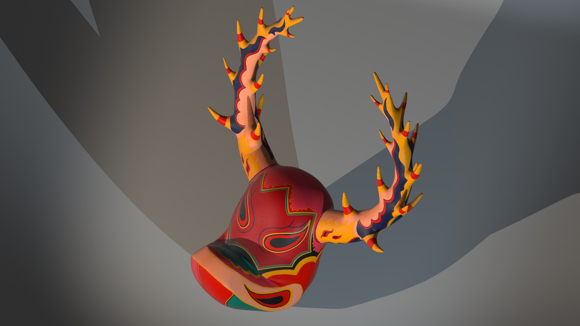 3D Dominican Celebration Mask - Colorful model - TurboSquid 2050584