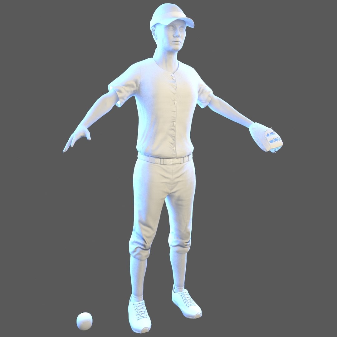Softball Ball 3D Model - TurboSquid 1470960