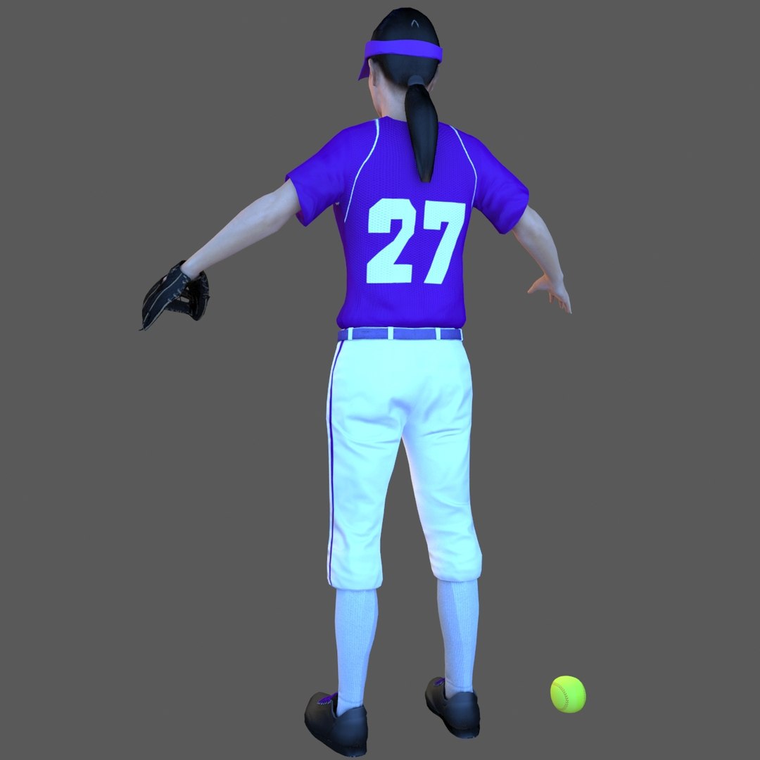Softball Ball 3D Model - TurboSquid 1470960