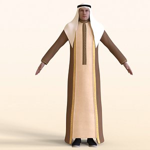 3D Arab Man
