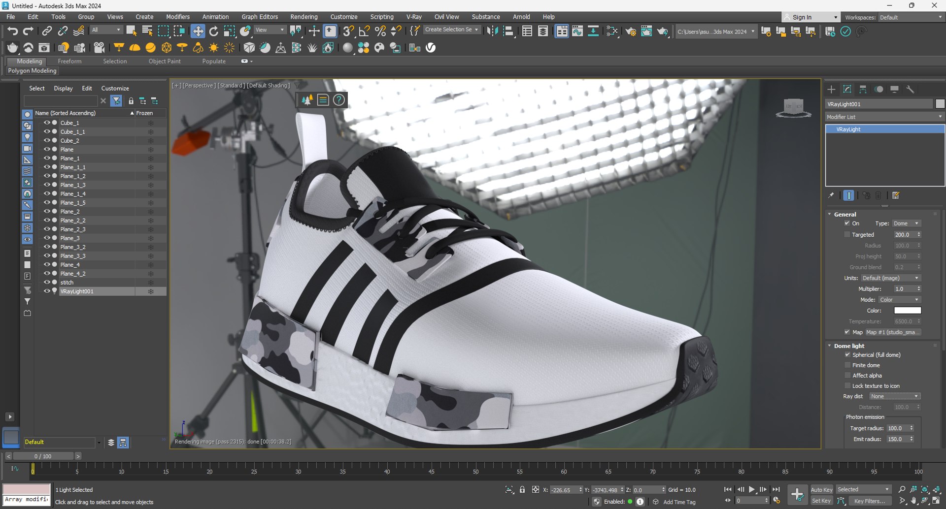 3D Adidas NMD R1 Shoe 3D Model GameReady VR And Rendering Model ...