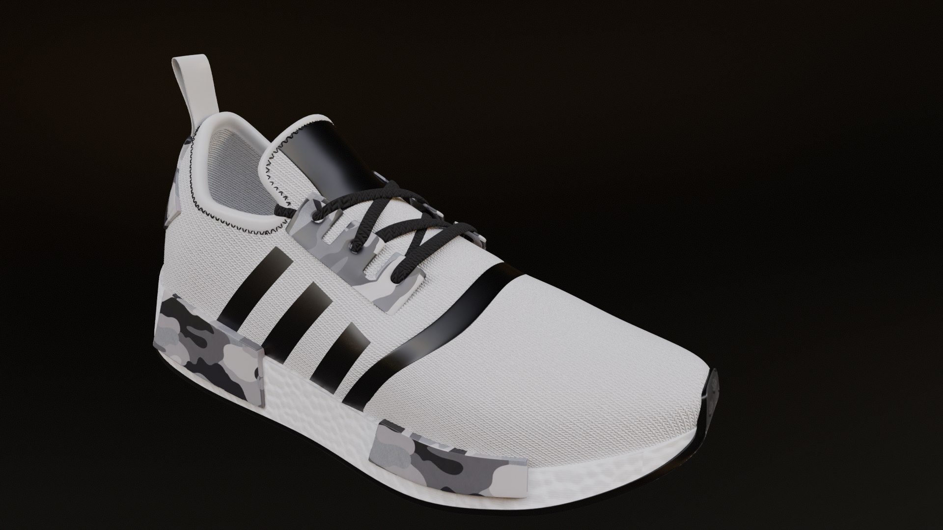 3D Adidas NMD R1 Shoe 3D Model GameReady VR And Rendering Model ...