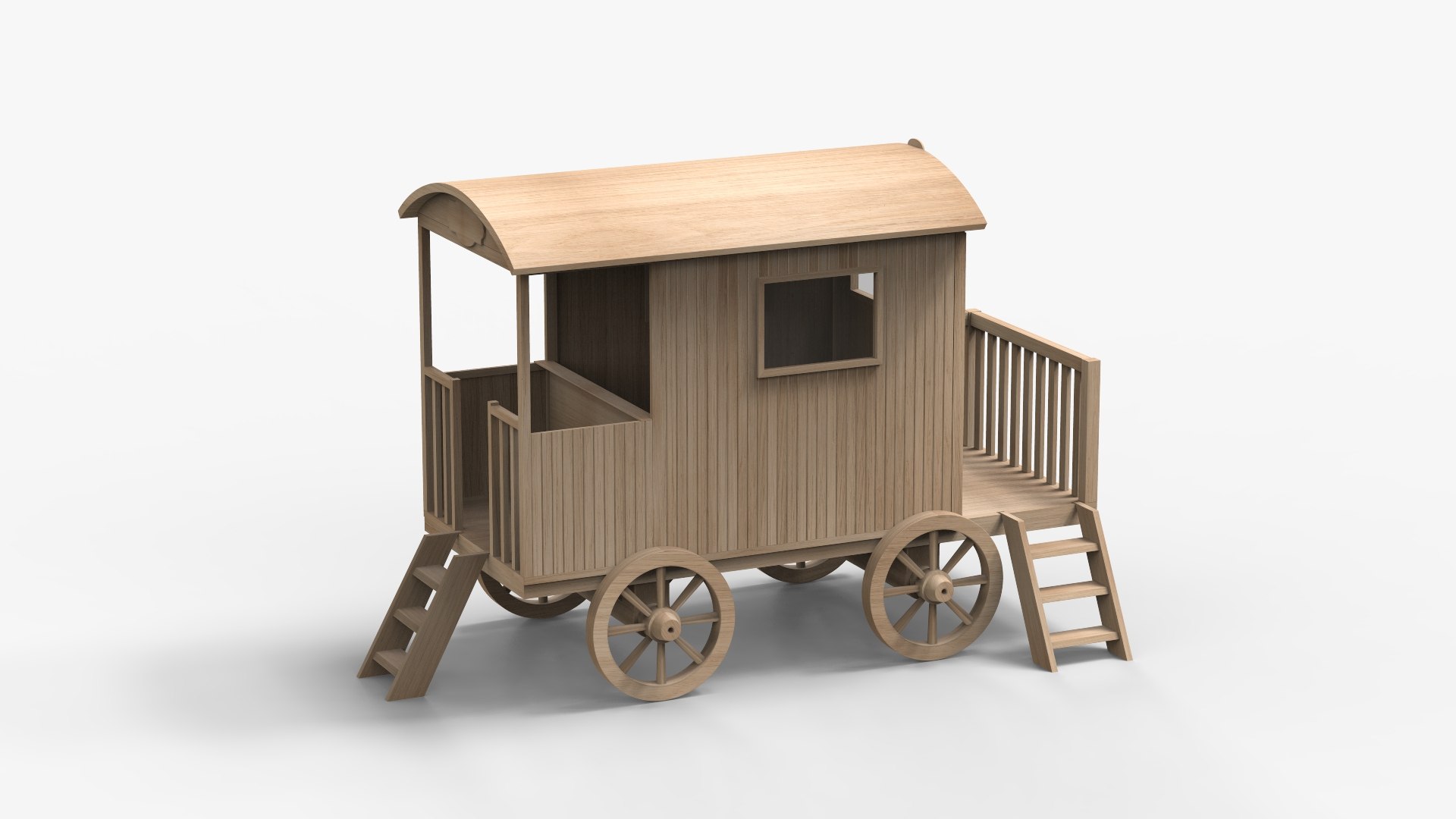 Mobile Wooden Cabin 3d Model - Turbosquid 1993442