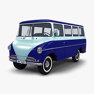 Generic Retro Passenger Van M 1