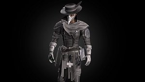 3D Plague Doctor model