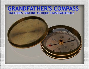 3d model grandfathers compass