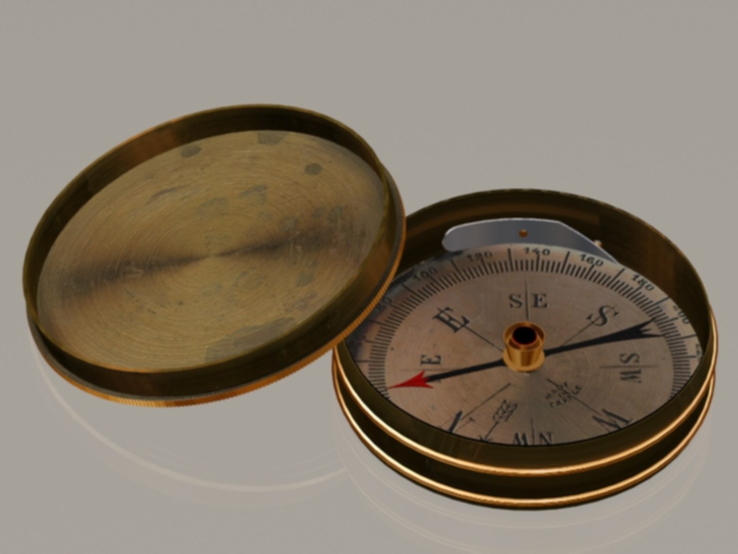 3d Model Grandfathers Compass